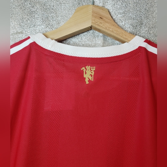 Manchester United Authentic Adidas Soccer Jersey 2021-22 Home Men’s S H31090 - Picture 7 of 7